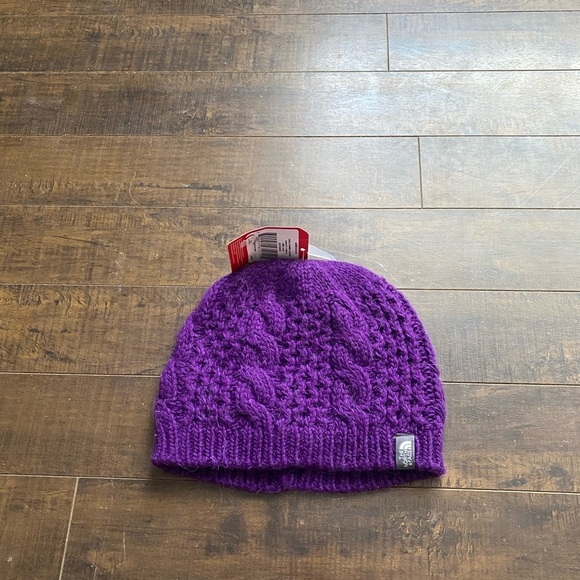 The North Face Canle Minna Purple Beanie - Picture 6 of 8